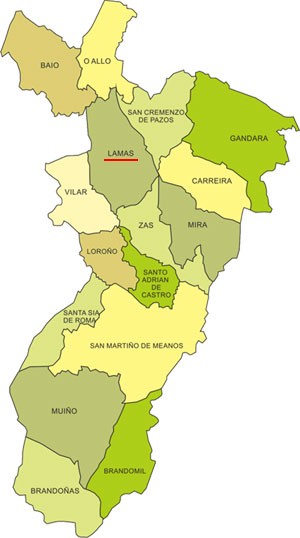 Mapa lamas