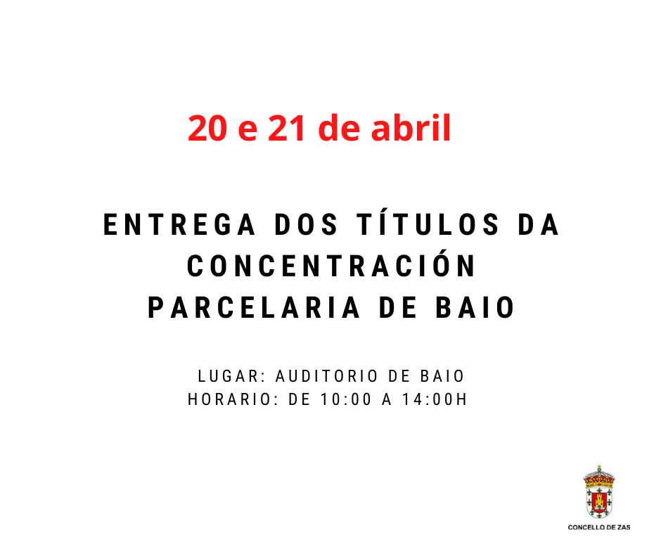 Entrega titulos concentracion parcelaria