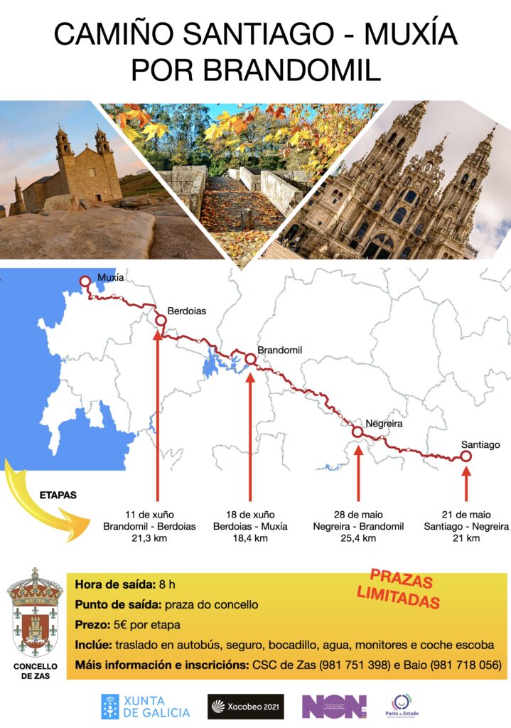 Camino santiago muxia brandomil