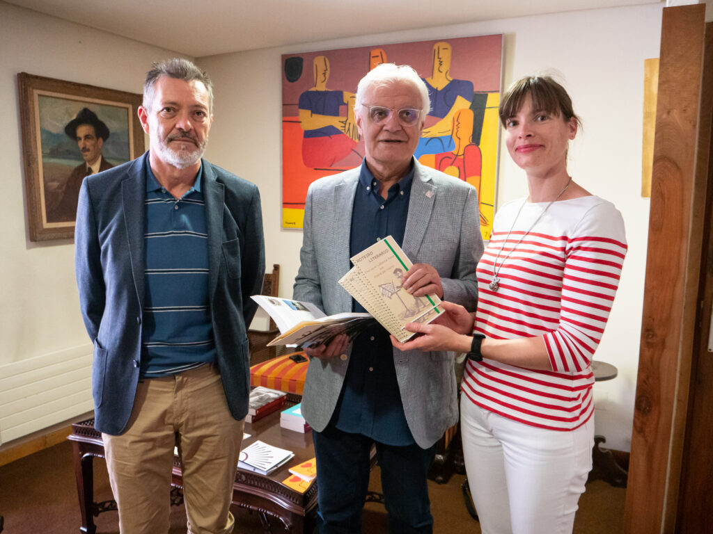 Manuel Muíño Espasandín, alcalde do concello de Zas; Víctor