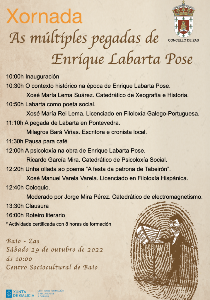 Xornada enrique labarta pose