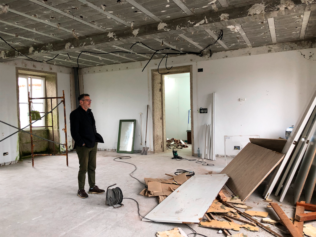 Inicio reforma integral centro saude baio web