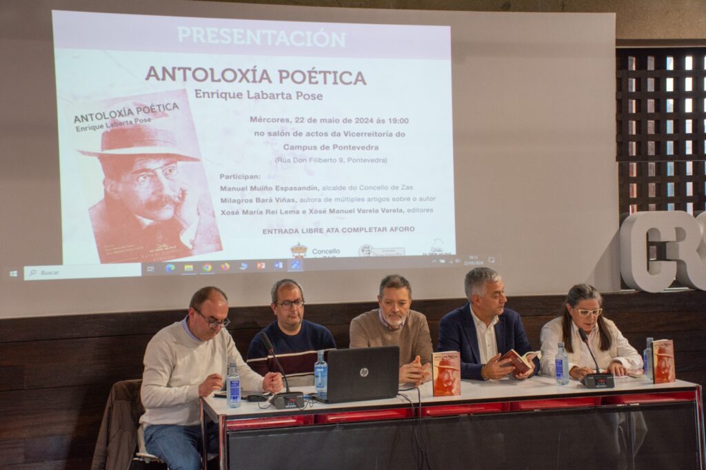 22.05.2024 Presentacion Antoloxia Poetia Labarta Pose en Pontevedra