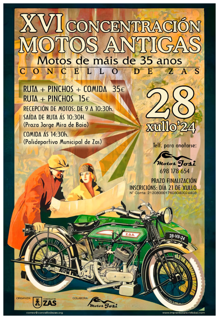 Zas concentracion motos antigas