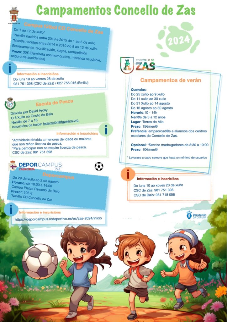 Zas campamentos veran