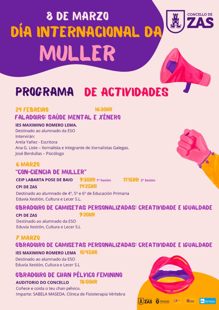 Programa actividades 8M