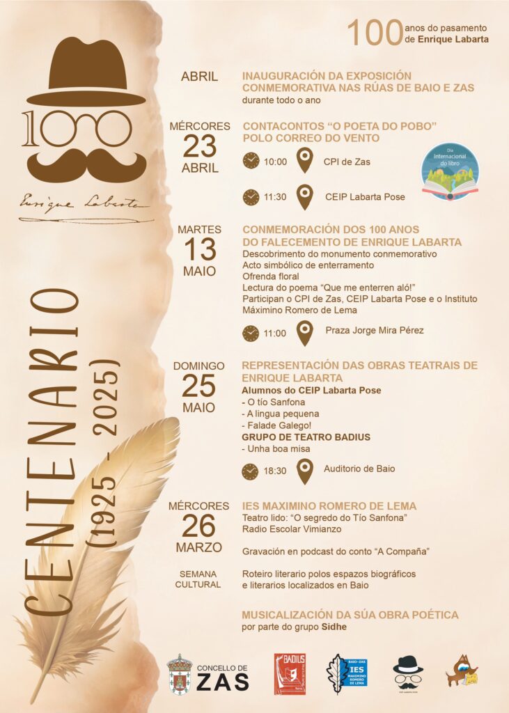 Programacion centeario enrique labarta pose page