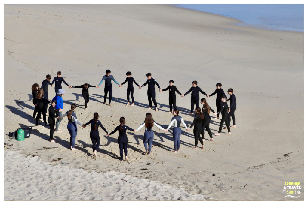 A conectar entre nos e coa praia