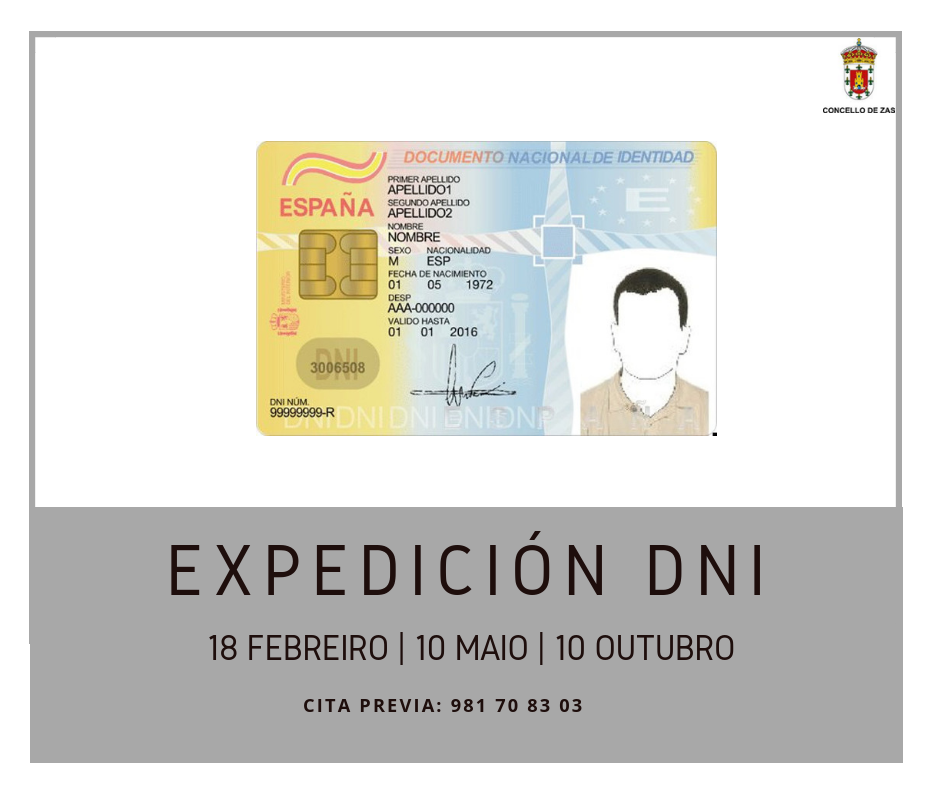 Renovacion expedicion dni zas