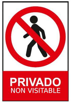 Señal de non Visitable