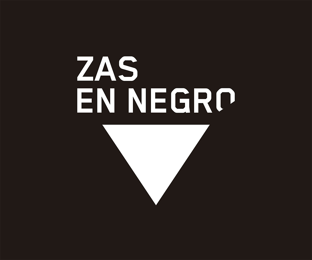 Bandeira Zas en negro