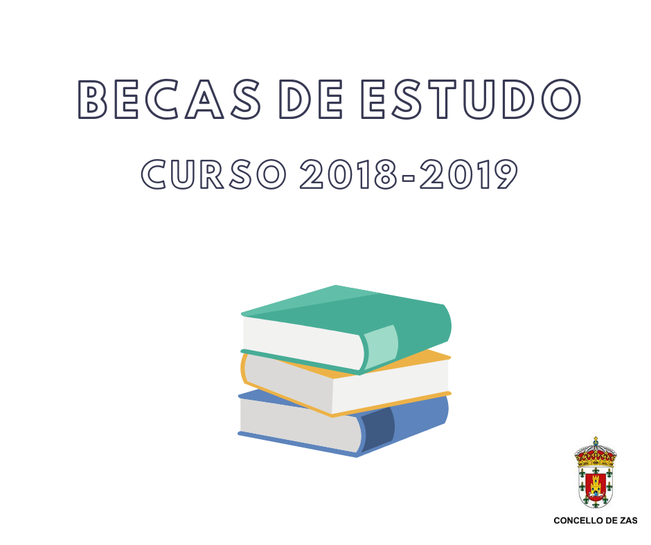 Becas estudos concello zas curso 2018