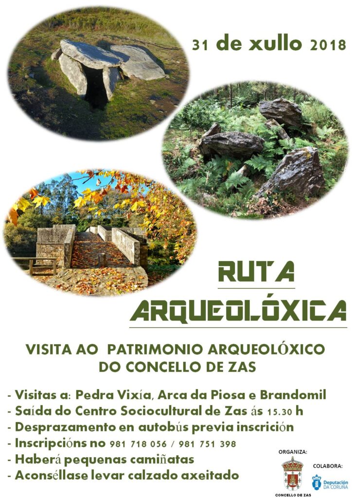 Cartel ruta arqueoloxica