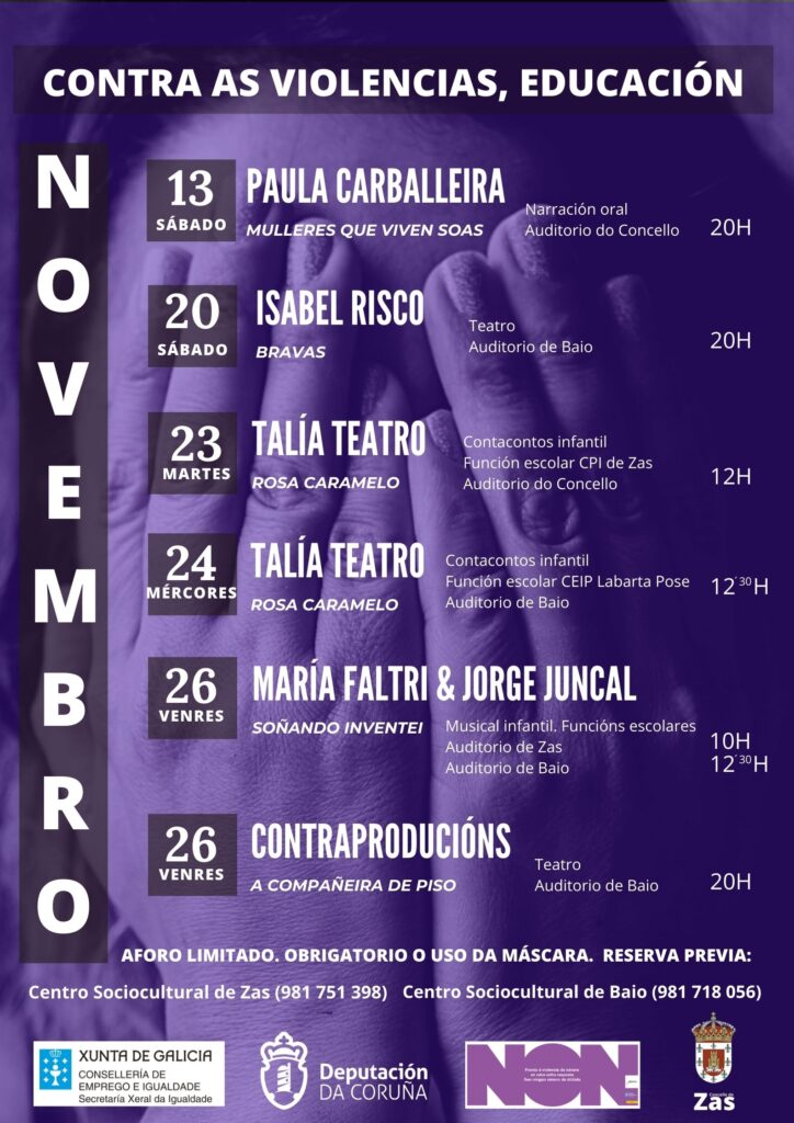 Contra as violencias educacion concello zas