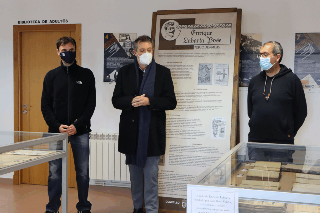 Inauguracion exposicion permanente legado enrique labarta pose