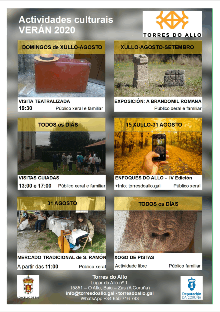 Programa veran 2020 Torres do Allo