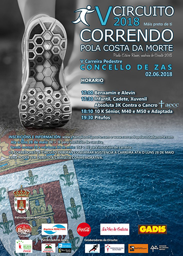 V carreira pedestre zas