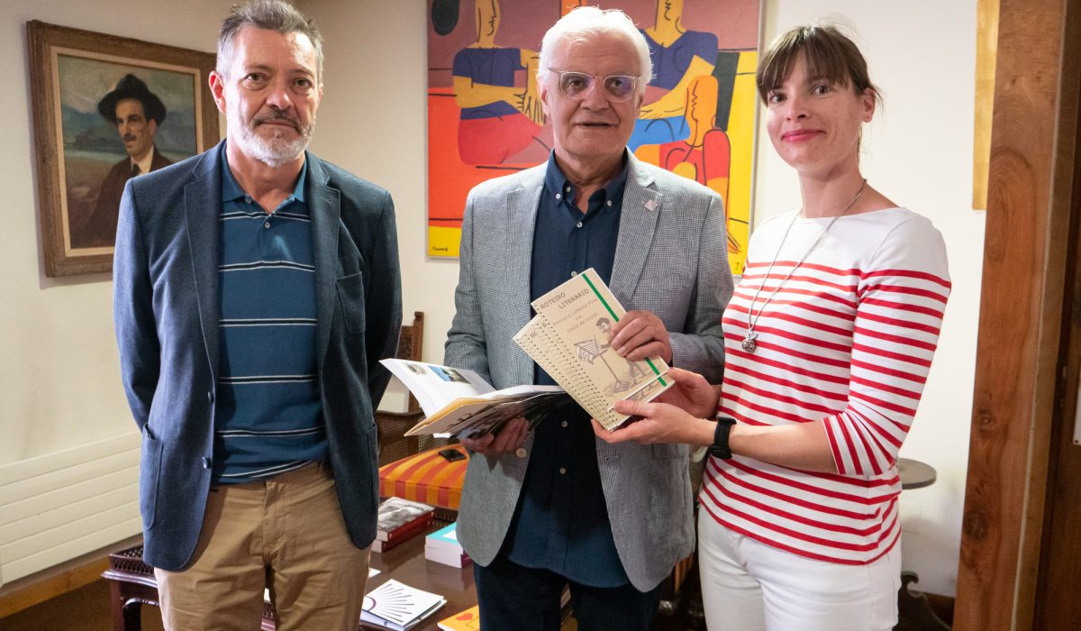 Manuel Muíño Espasandín, alcalde do concello de Zas; Víctor