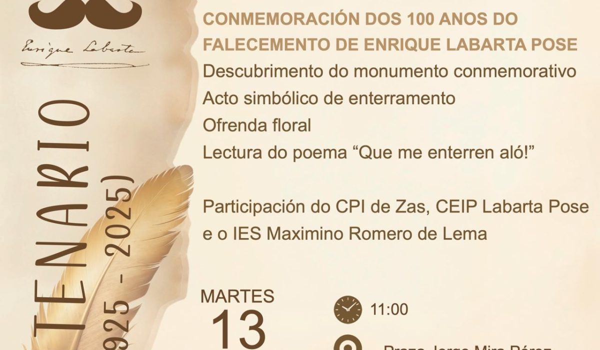 Acto-centenario-falecemento-Enrique Labarta Pose