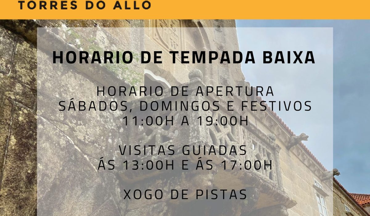 Horario tempada baixa page