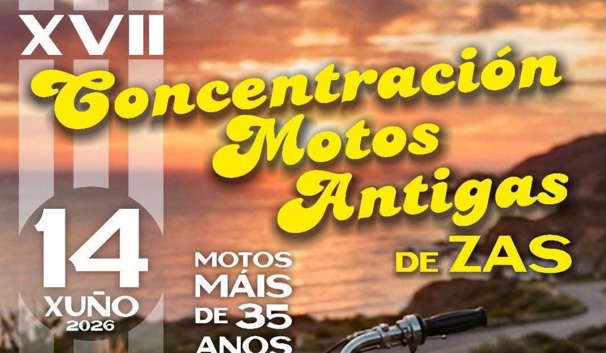 XVII concentración de motos antigas de Zas